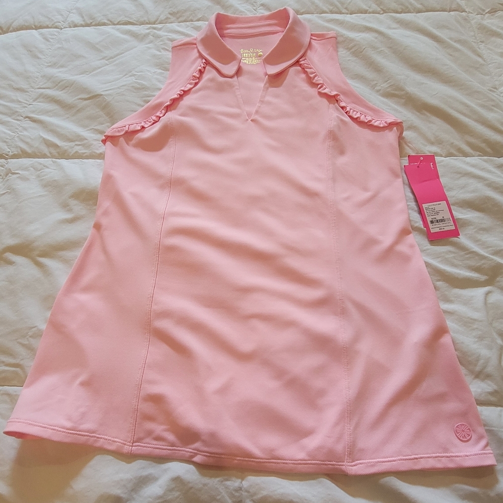Lilly Pulitzer Luxletic Meryl Polo M